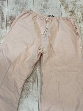 Brandy Melville Stripe Linen Tie Pants